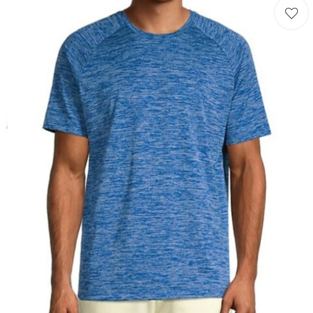 Hedge Knit Tshirt Men's.  Size Medium.  New With Tags $40. Heather Cobalt